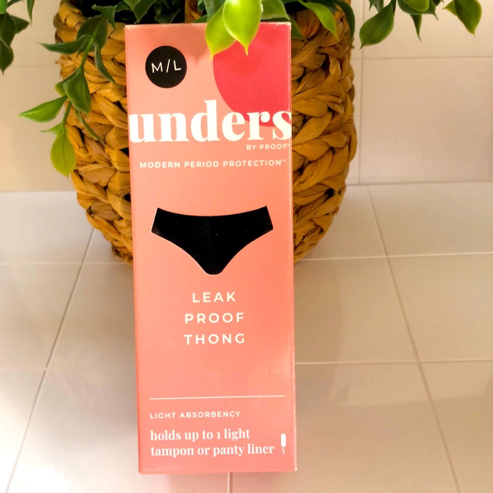 UNDERS by PROOF
M/L
Leak Proof Thong